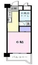 プレイリーハイムⅡ(1K/3階)の間取り写真