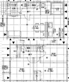 京王電鉄相模原線 南大沢駅 徒歩52分 2階建 新築(3LDK)の間取り写真