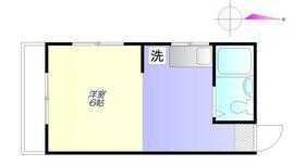 慶成ビル(ワンルーム/4階)の間取り写真