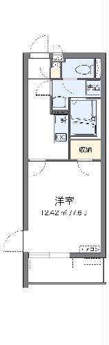 クレイノヴィレッタ(1K/3階)の間取り写真