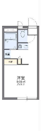 レオパレス志摩(1K/1階)の間取り写真