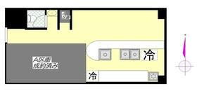 リカム9ビル(ワンルーム/1階)の間取り写真