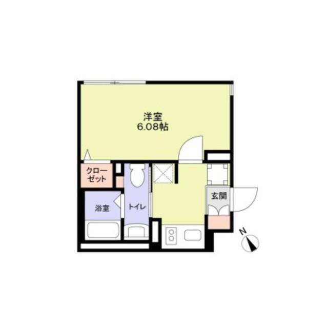 THE RESIDENCE ICHIGA(1K/1階)の間取り写真