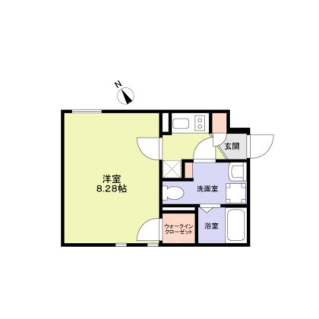 THE RESIDENCE ICHIGA(1K/3階)の間取り写真