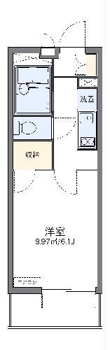 レオパレストウィンクル妙典C(1K/2階)の間取り写真