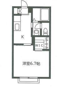 VERDE玉川学園A棟(1K/1階)の間取り写真