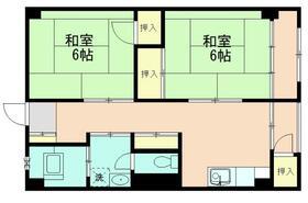 追浜会館共同ビルA棟(2DK/3階)の間取り写真