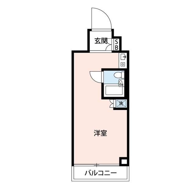 藤和日本橋人形町コープ(ワンルーム/3階)の間取り写真