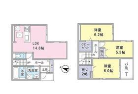 越谷市大沢3丁目AP(3LDK/1階)の間取り写真