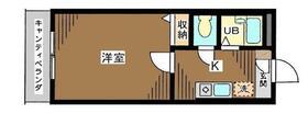 KSハイム(1K/2階)の間取り写真