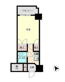 ダイアパレス白子第2(1K/3階)の間取り写真