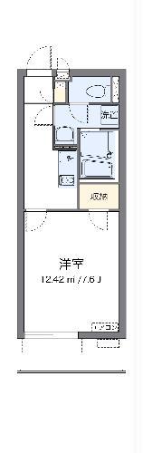 クレイノヴィレッタ(1K/3階)の間取り写真