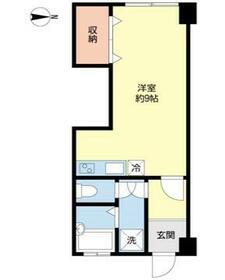 堀切マンション(ワンルーム/2階)の間取り写真
