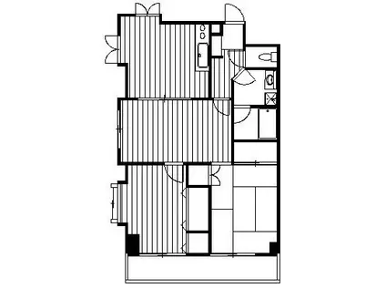COM・CALDECOTT(2LDK/2階)の間取り写真