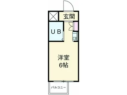 アネックス船堀(ワンルーム/5階)の間取り写真