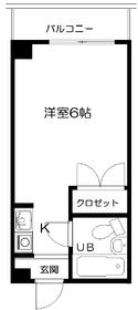 ルフェリ松庵(ワンルーム/7階)の間取り写真