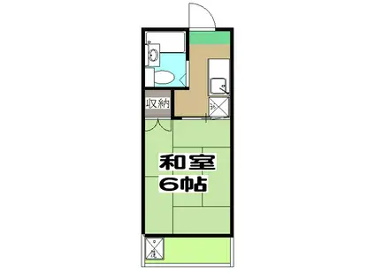 メゾン山本(1K/3階)の間取り写真