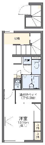 レオパレスファイナルイーリス(1K/2階)の間取り写真