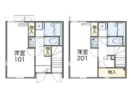 レオネクスト呼続(1K/1階)の間取り写真