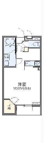 レオネクストグレートフル(1K/2階)の間取り写真