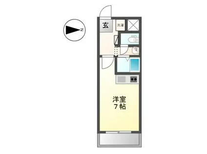 REFORTE(ワンルーム/2階)の間取り写真