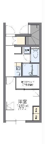 レオパレス桜堀(1K/1階)の間取り写真