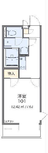 レオネクストステラ(1K/4階)の間取り写真