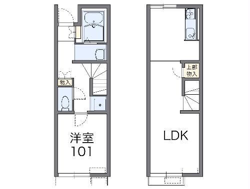 レオネクストエスペランザⅡ(1LDK/1階)の間取り写真