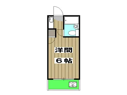 辻本マンション(1K/4階)の間取り写真