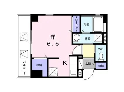 インプレス蒲田IMPRESS(1K/3階)の間取り写真