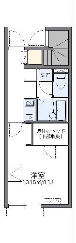 レオネクストTOM(1K/1階)の間取り写真
