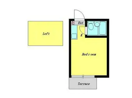 セドルハイム桜台B(ワンルーム/1階)の間取り写真