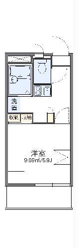 レオパレスY90(1K/3階)の間取り写真