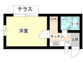 ジュネパレス松戸第156(1K/1階)の間取り写真