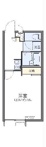 レオパレスルーチェⅡ(1K/2階)の間取り写真