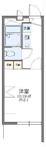 レオパレスCASA BEATO(1K/3階)の間取り写真