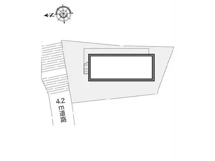 レオパレスパークヒル三ッ沢(1K/2階)の間取り写真