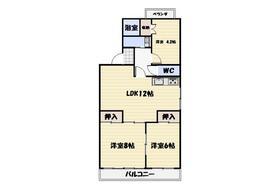 セルテーヌ岡出山(3LDK/1階)の間取り写真