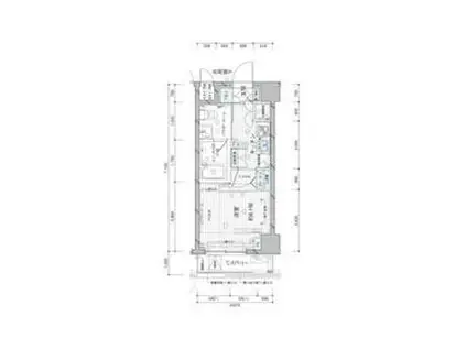 メインステージ大森北II(1K/1階)の間取り写真
