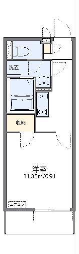 レオネクスト園(1K/3階)の間取り写真