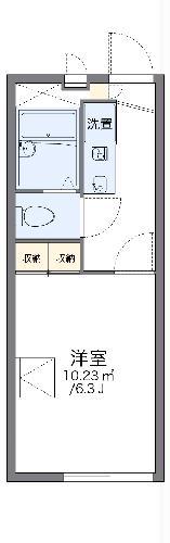 レオパレス五反田(1K/2階)の間取り写真