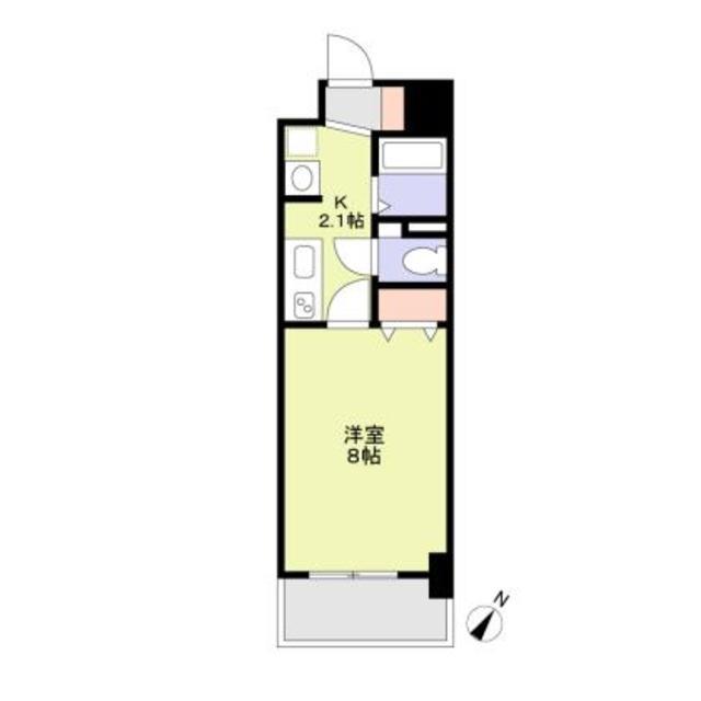 テルミオ常滑(1K/5階)の間取り写真