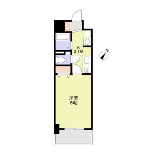 テルミオ常滑(1K/7階)の間取り写真