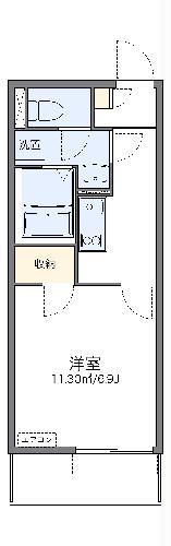 レオネクスト園(1K/2階)の間取り写真