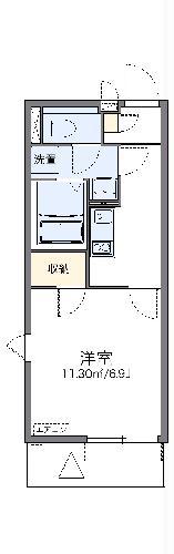 レオネクスト園(1K/3階)の間取り写真