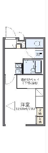 レオパレスWIND(1K/1階)の間取り写真