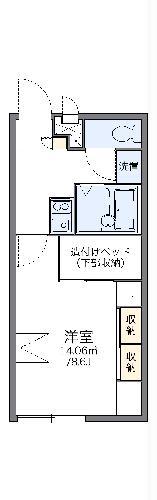 レオパレス小諏訪(1K/2階)の間取り写真