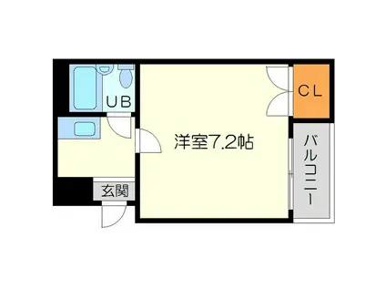 オズレジデンス新大阪(1K/5階)の間取り写真