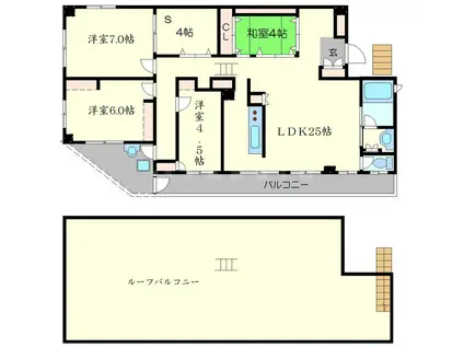 TSビル(4SLDK/4階)の間取り写真