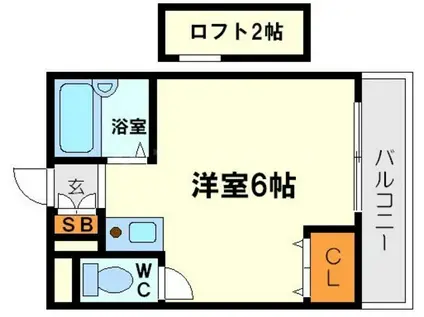 新大阪OMパレス(ワンルーム/3階)の間取り写真